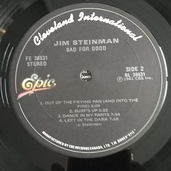 Jim Steinman - Bad For Good LP - Picture 6 of 8